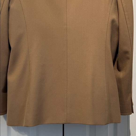 Talbots‎ Tan Wool Button Down Lined Blazer Size 16 - Picture 10 of 12